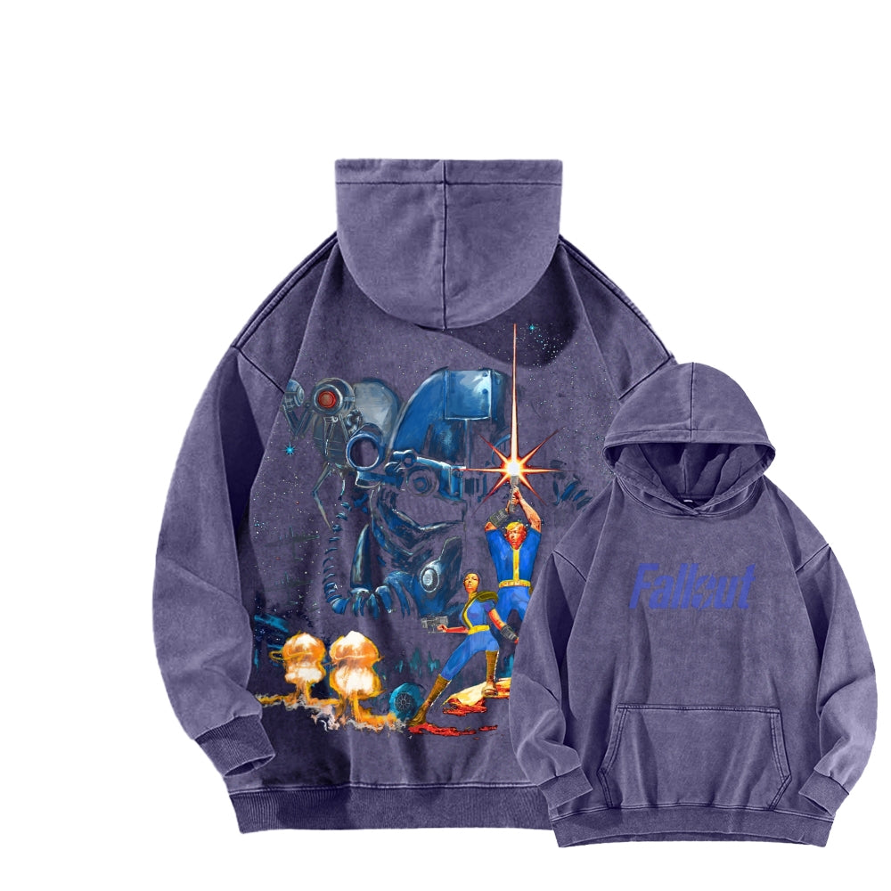 Fallout Unisex Washed Hoodie 2601013786