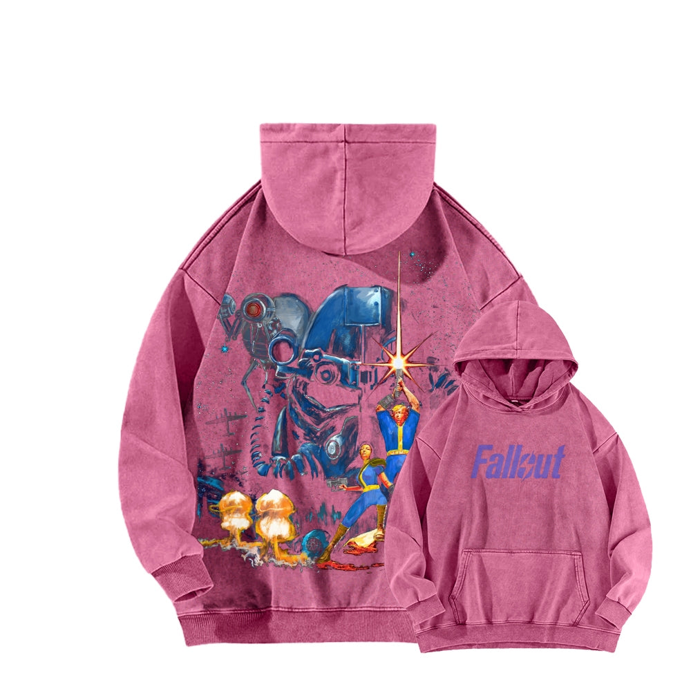 Fallout Unisex Washed Hoodie 2601013786