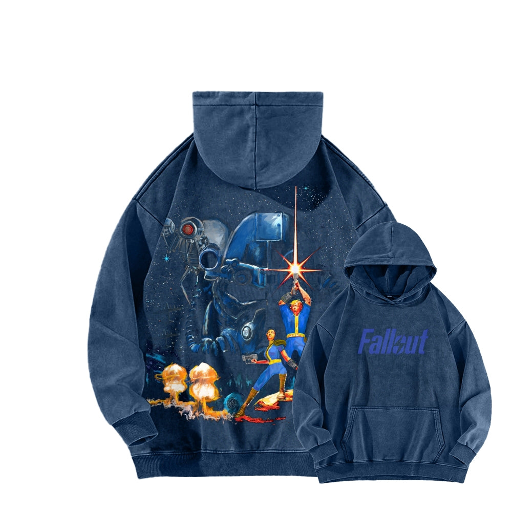 Fallout Unisex Washed Hoodie 2601013786