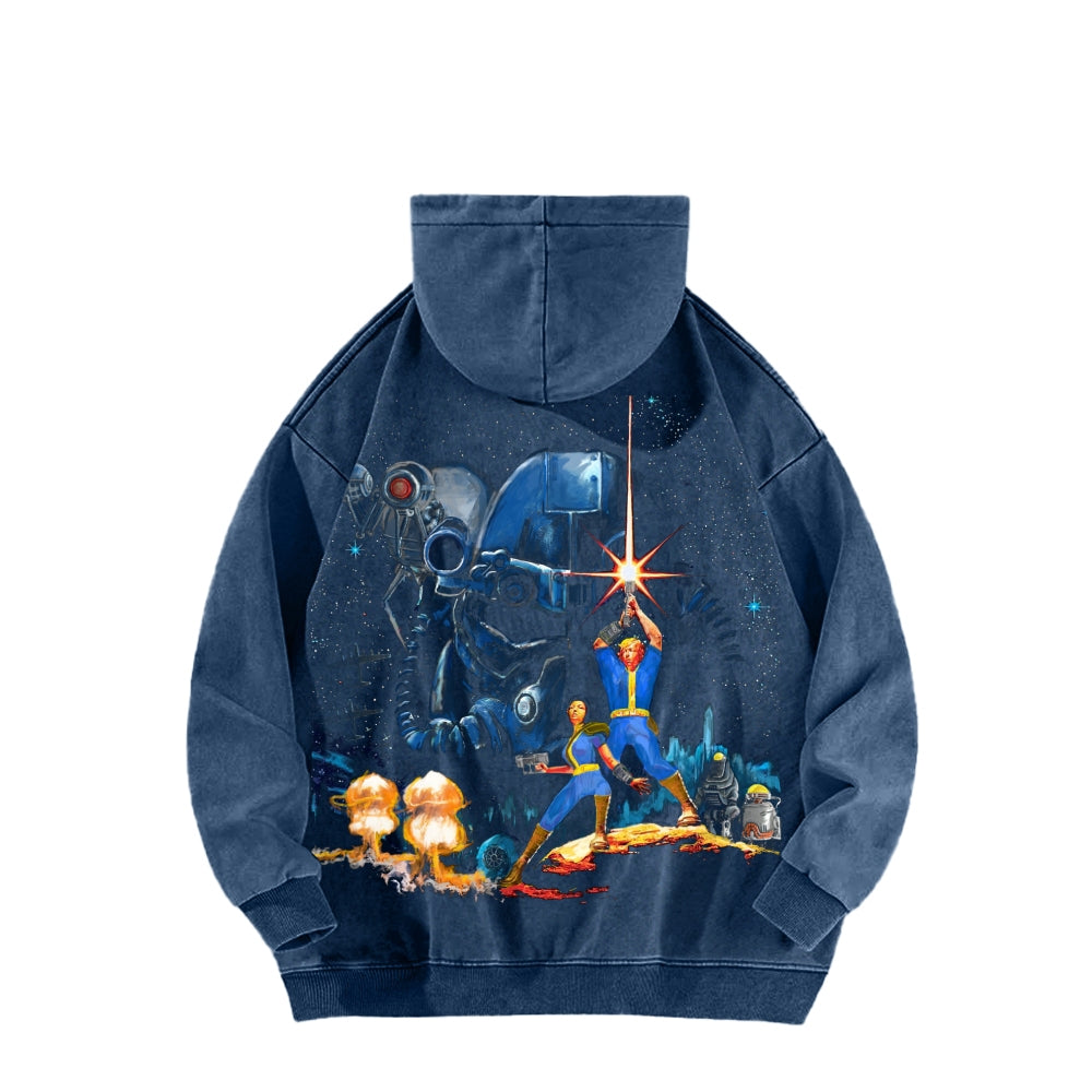 Fallout Unisex Washed Hoodie 2601013786