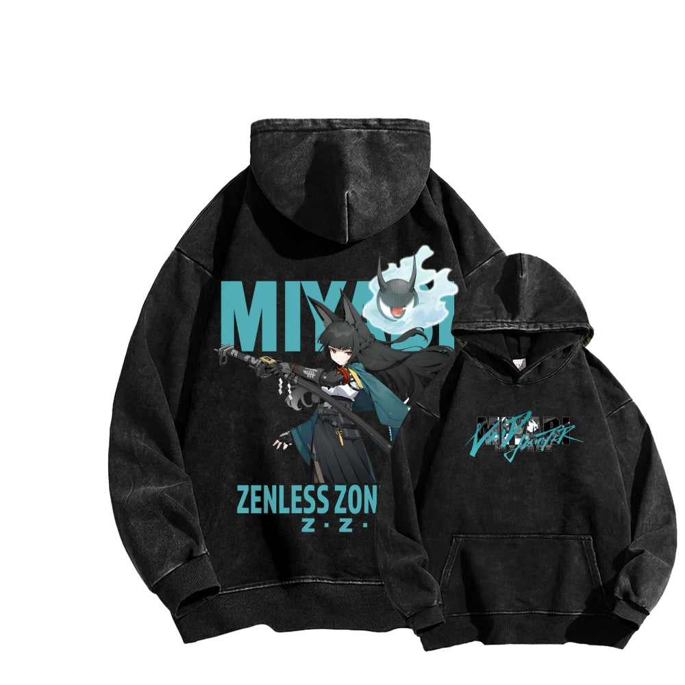 Zenless Zone Zero Unisex Washed Hoodie 2601013887