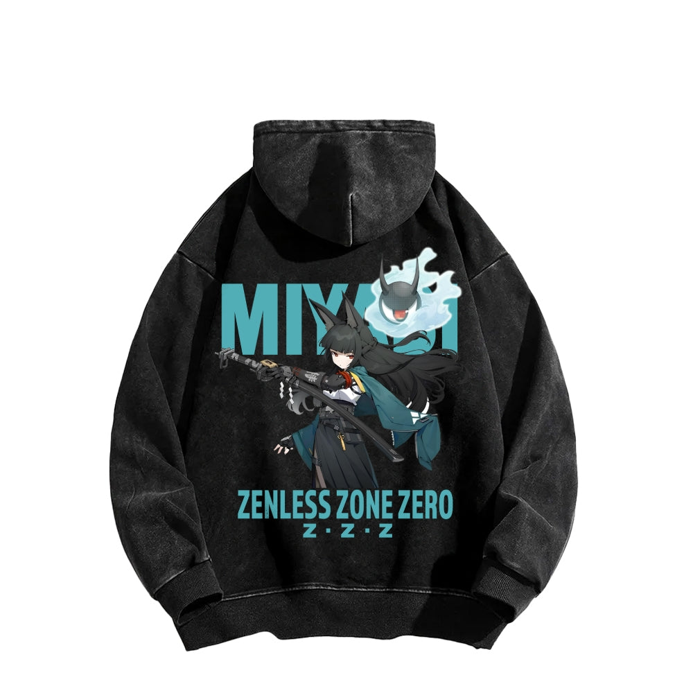 Zenless Zone Zero Unisex Washed Hoodie 2601013887