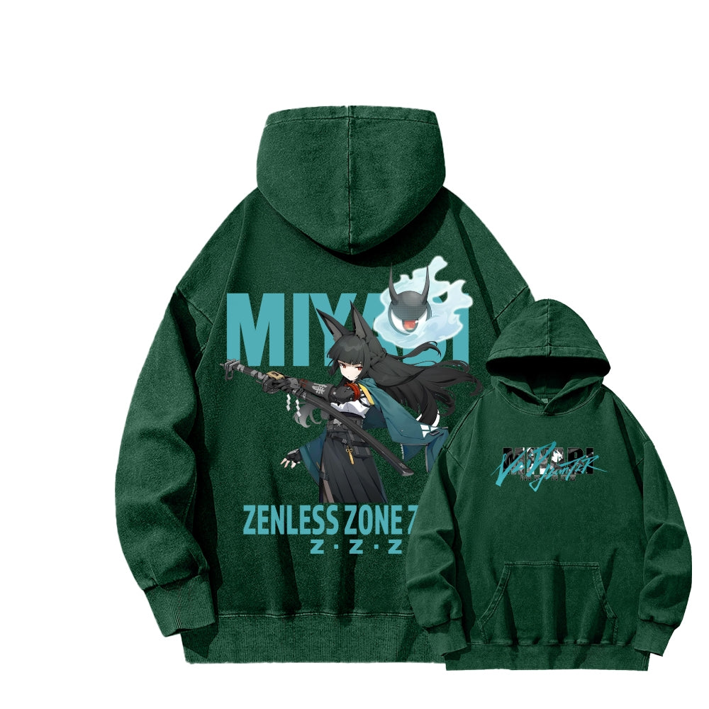 Zenless Zone Zero Unisex Washed Hoodie 2601013887