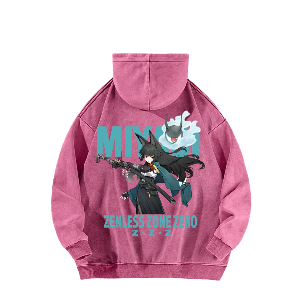 Zenless Zone Zero Unisex Washed Hoodie 2601013887
