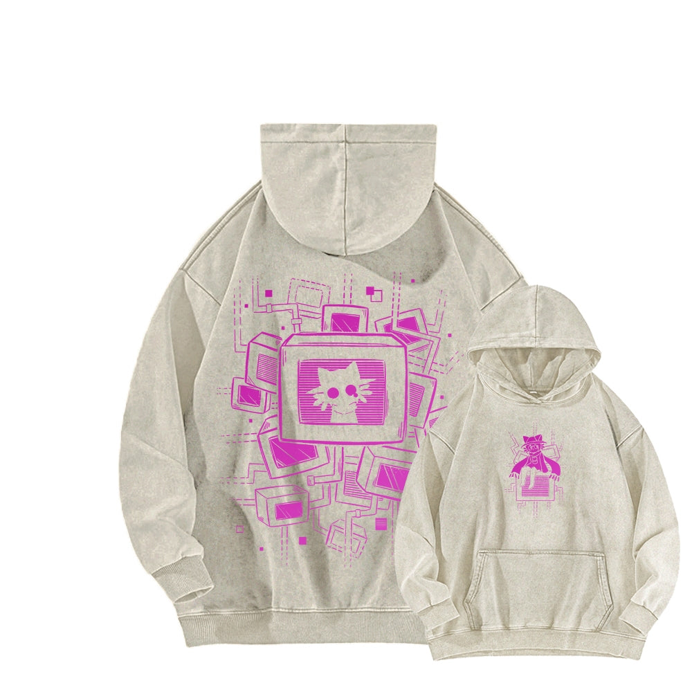 OneShot Unisex Washed Hoodie 2601014291