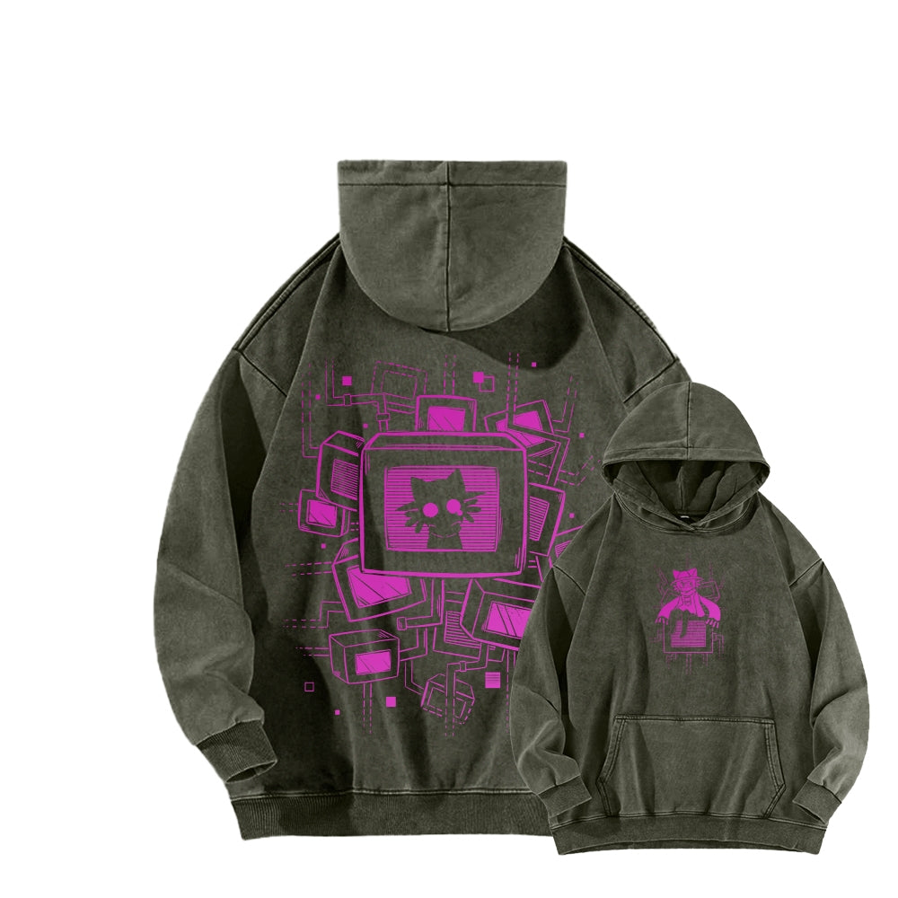 OneShot Unisex Washed Hoodie 2601014291