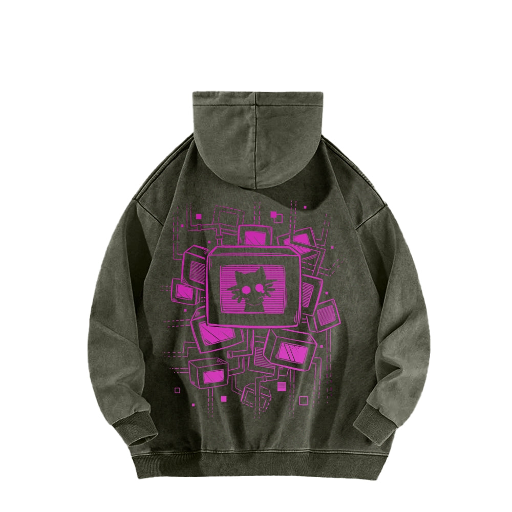 OneShot Unisex Washed Hoodie 2601014291