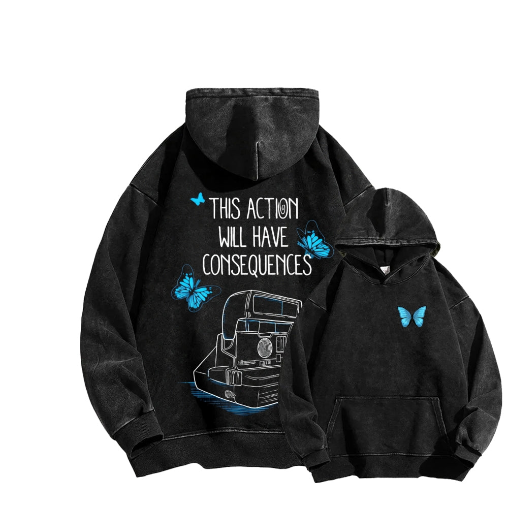 Life Is Strange Unisex Washed Hoodie 2601014422