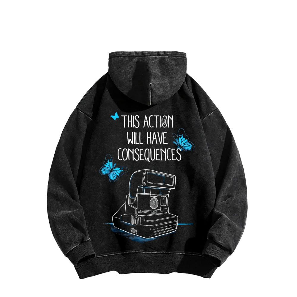 Life Is Strange Unisex Washed Hoodie 2601014422