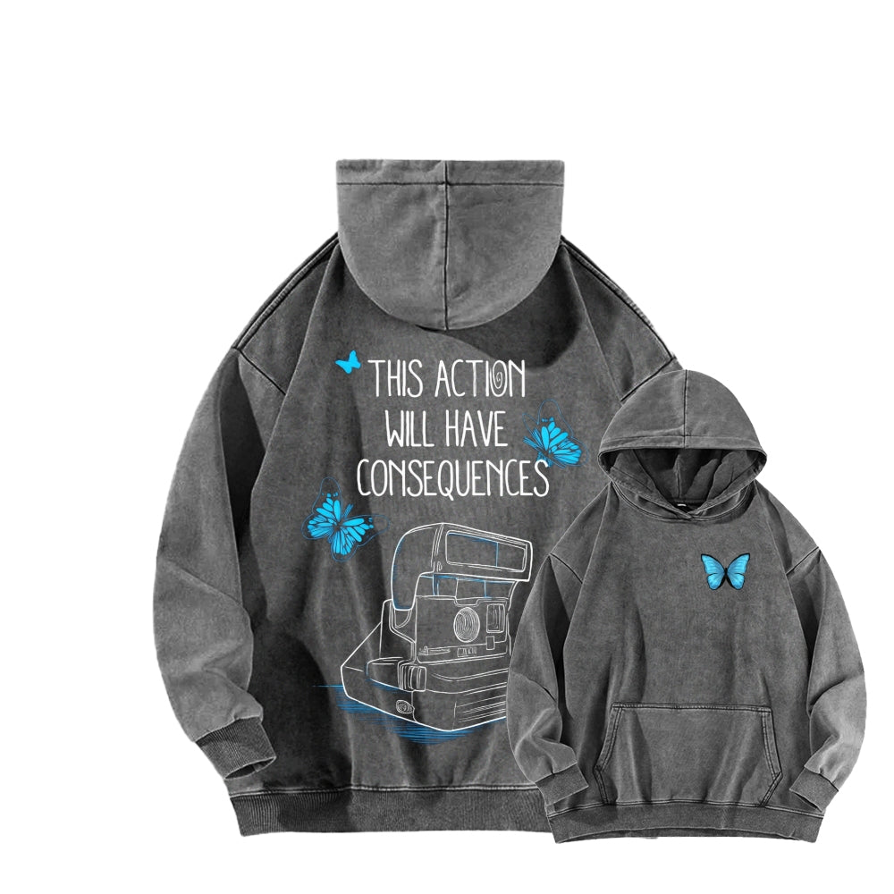 Life Is Strange Unisex Washed Hoodie 2601014422