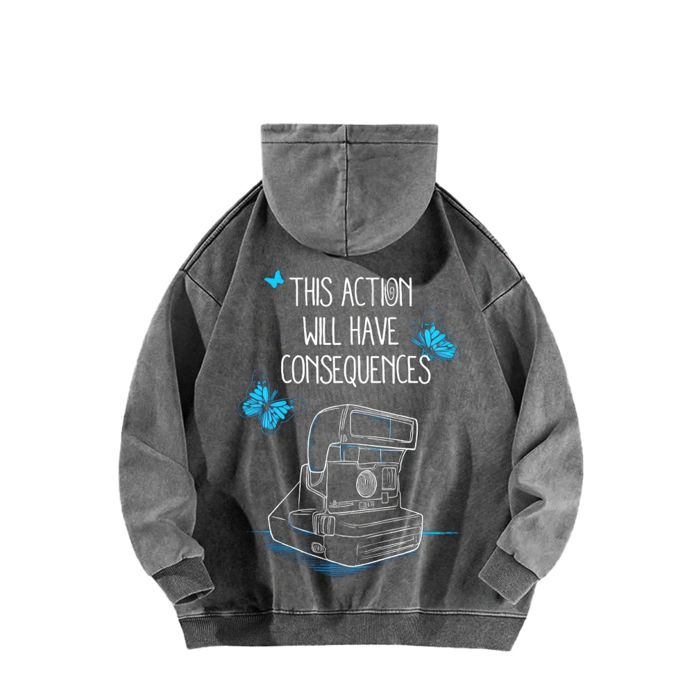 Life Is Strange Unisex Washed Hoodie 2601014422