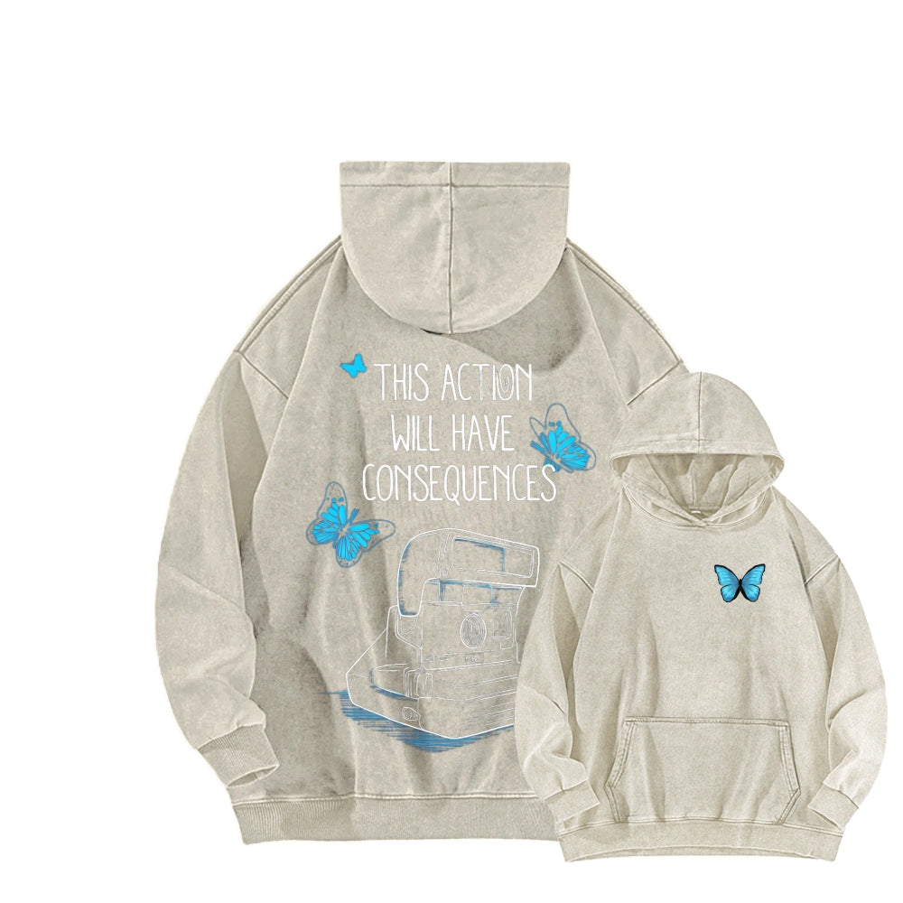Life Is Strange Unisex Washed Hoodie 2601014422