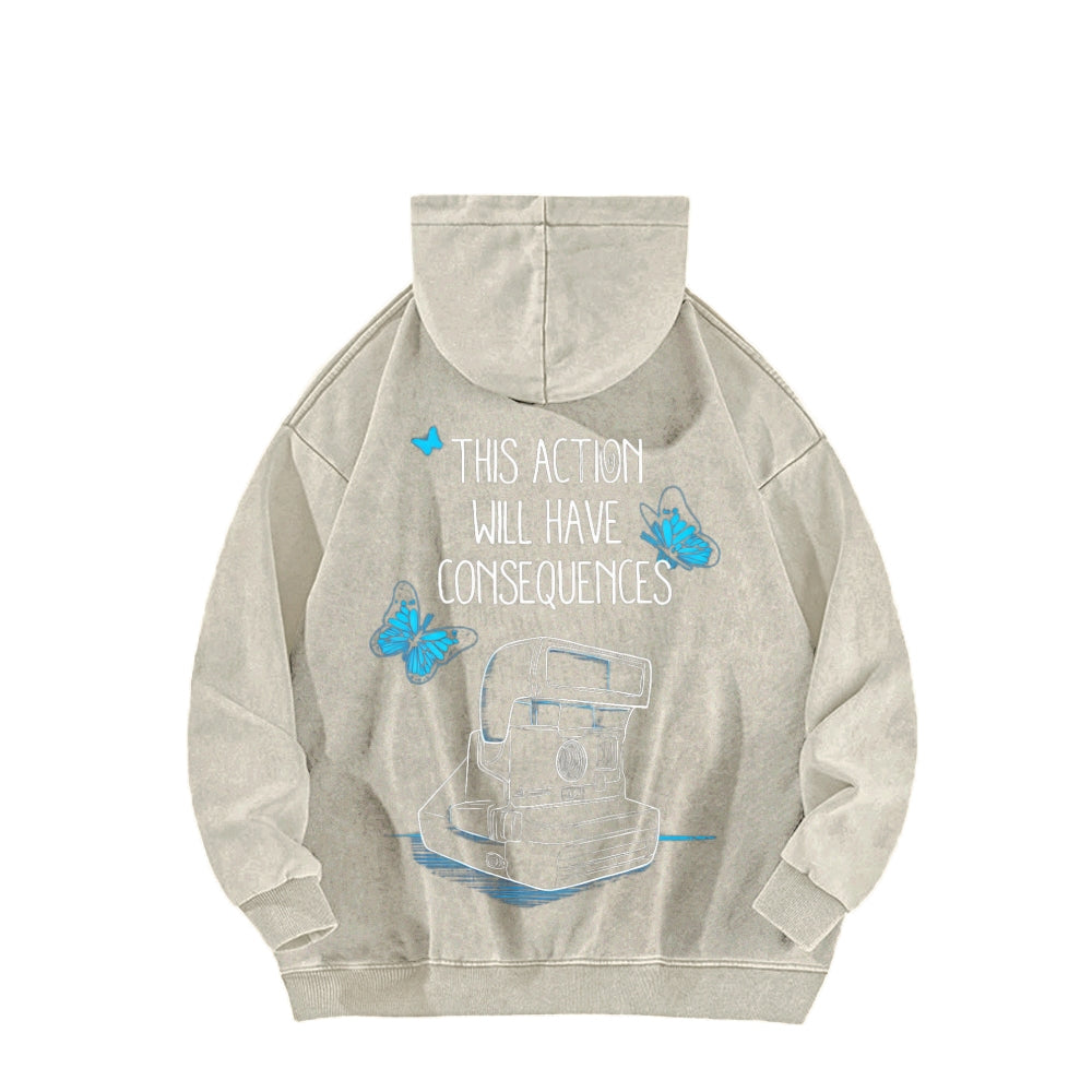 Life Is Strange Unisex Washed Hoodie 2601014422