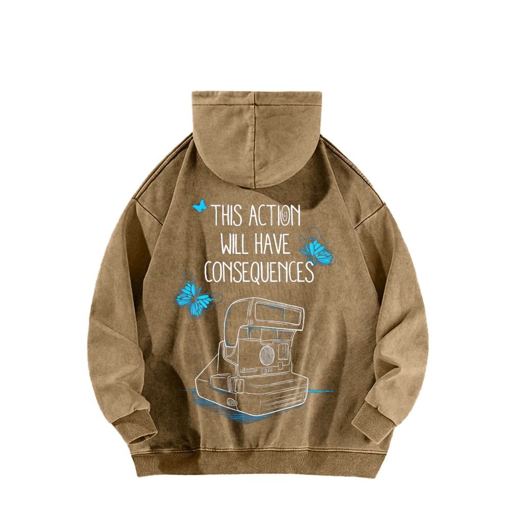 Life Is Strange Unisex Washed Hoodie 2601014422