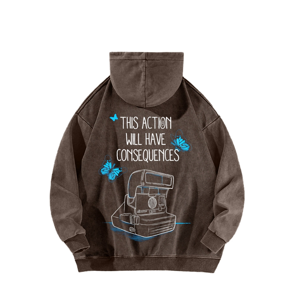 Life Is Strange Unisex Washed Hoodie 2601014422