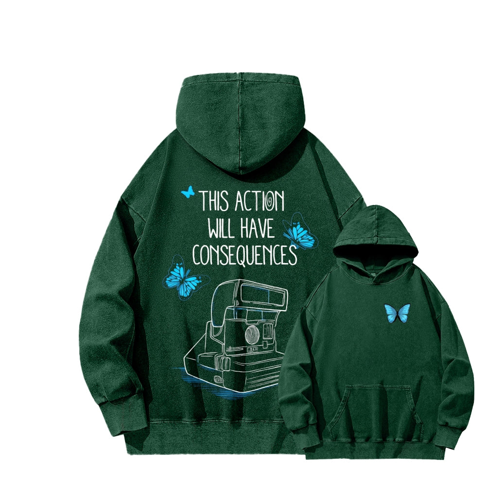 Life Is Strange Unisex Washed Hoodie 2601014422