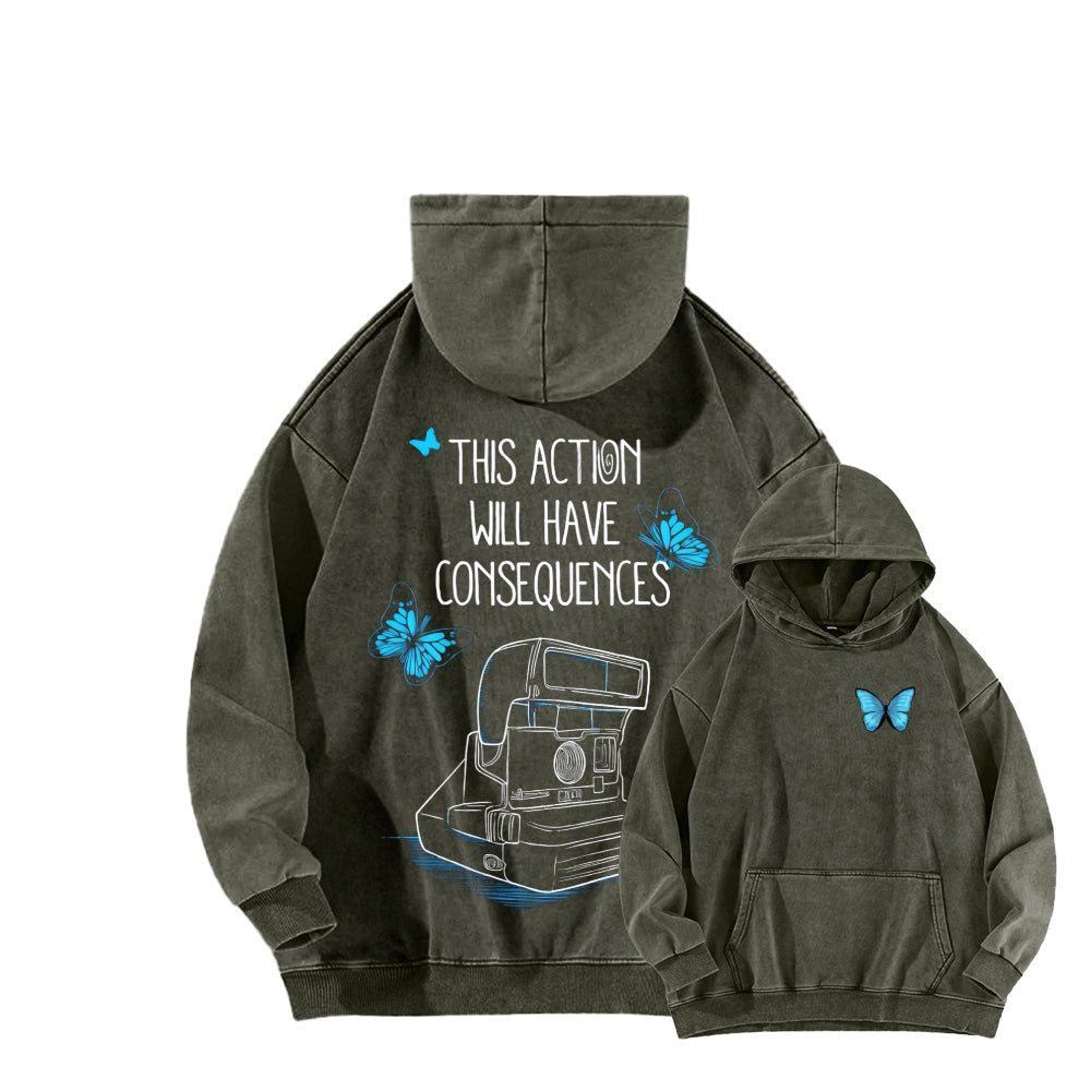Life Is Strange Unisex Washed Hoodie 2601014422