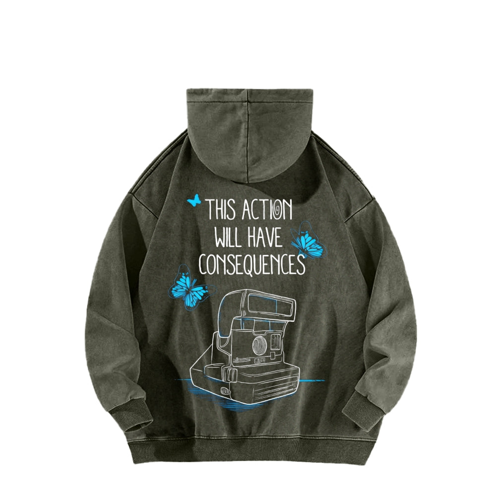 Life Is Strange Unisex Washed Hoodie 2601014422