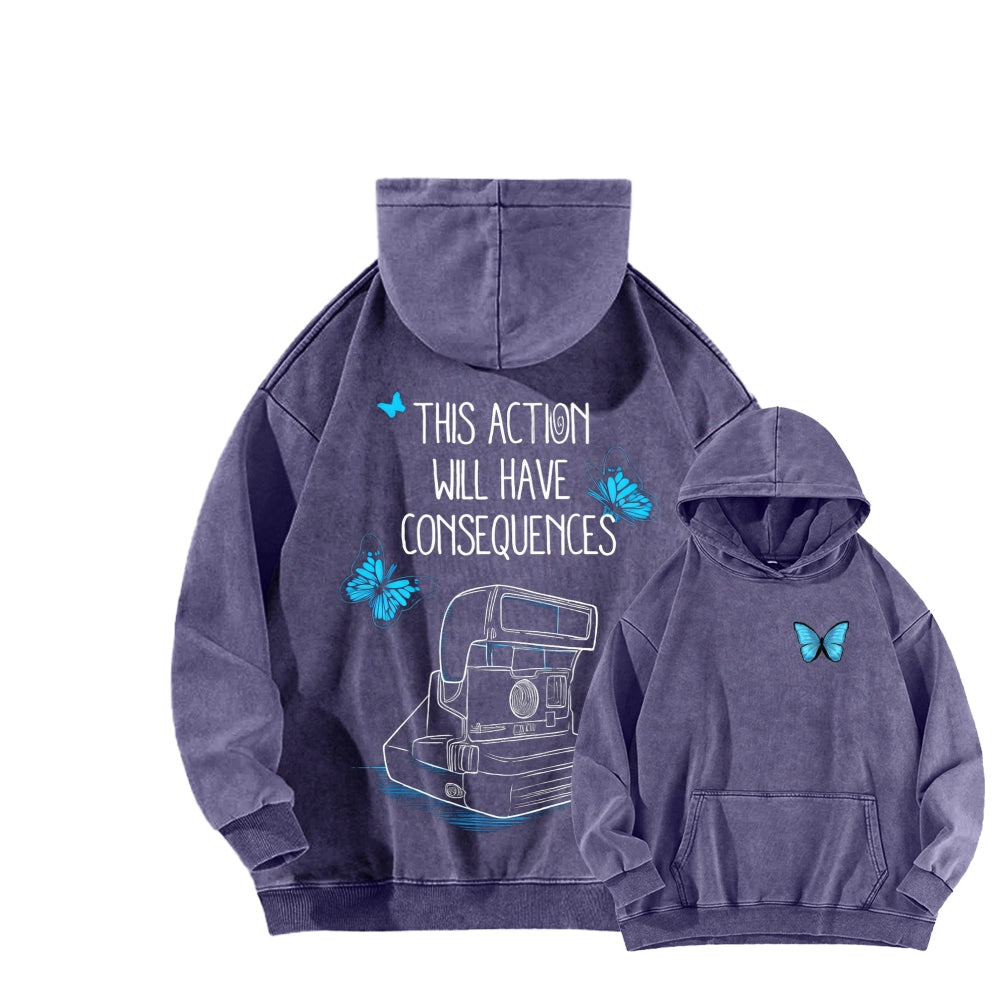 Life Is Strange Unisex Washed Hoodie 2601014422