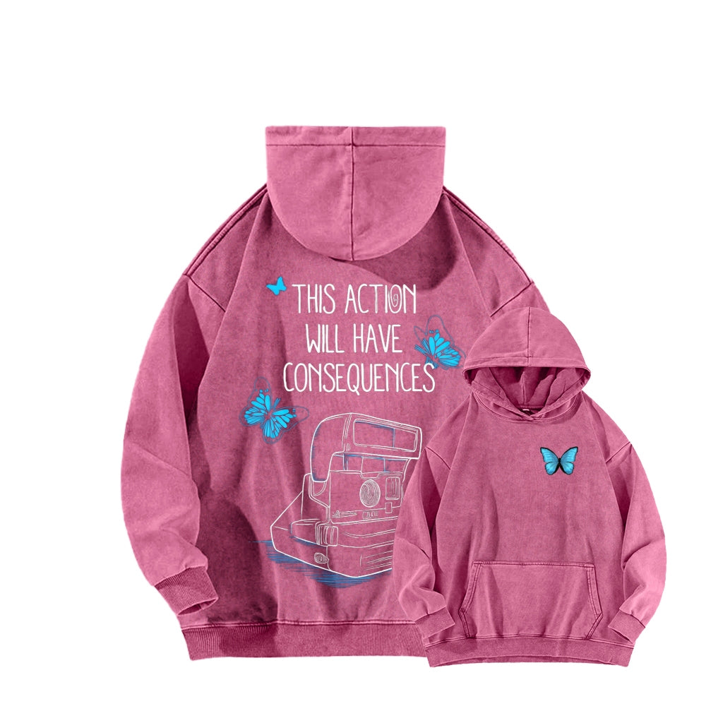 Life Is Strange Unisex Washed Hoodie 2601014422