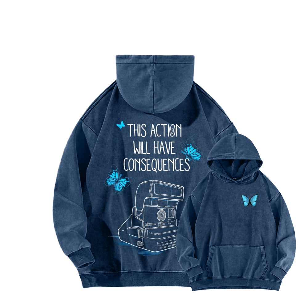 Life Is Strange Unisex Washed Hoodie 2601014422