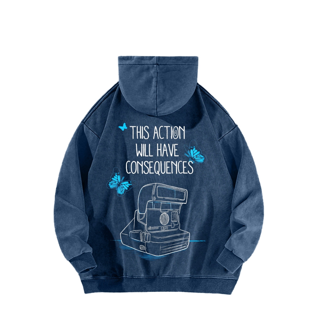 Life Is Strange Unisex Washed Hoodie 2601014422
