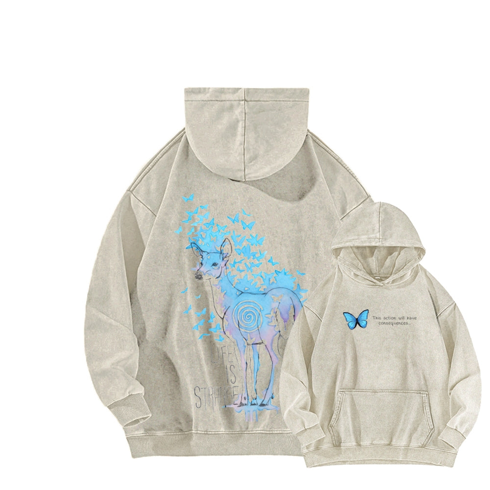 Life Is Strange Unisex Washed Hoodie 2601014436