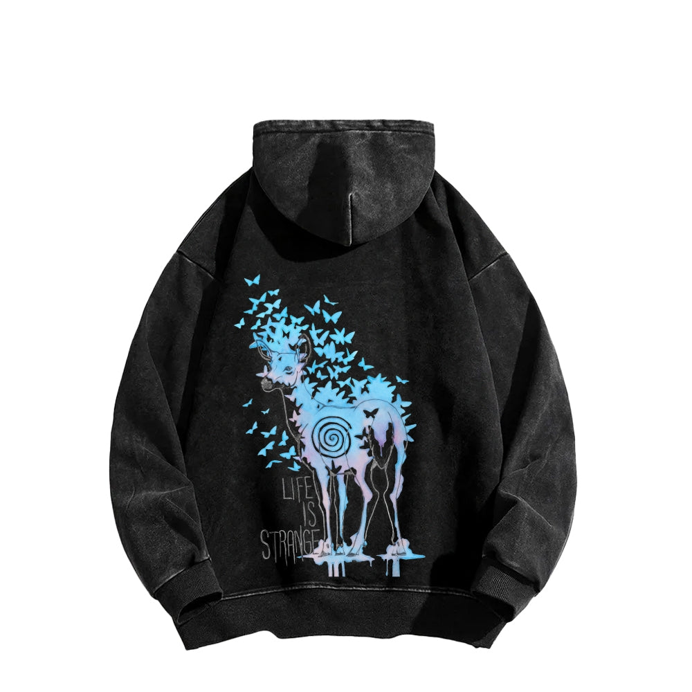 Life Is Strange Unisex Washed Hoodie 2601014436