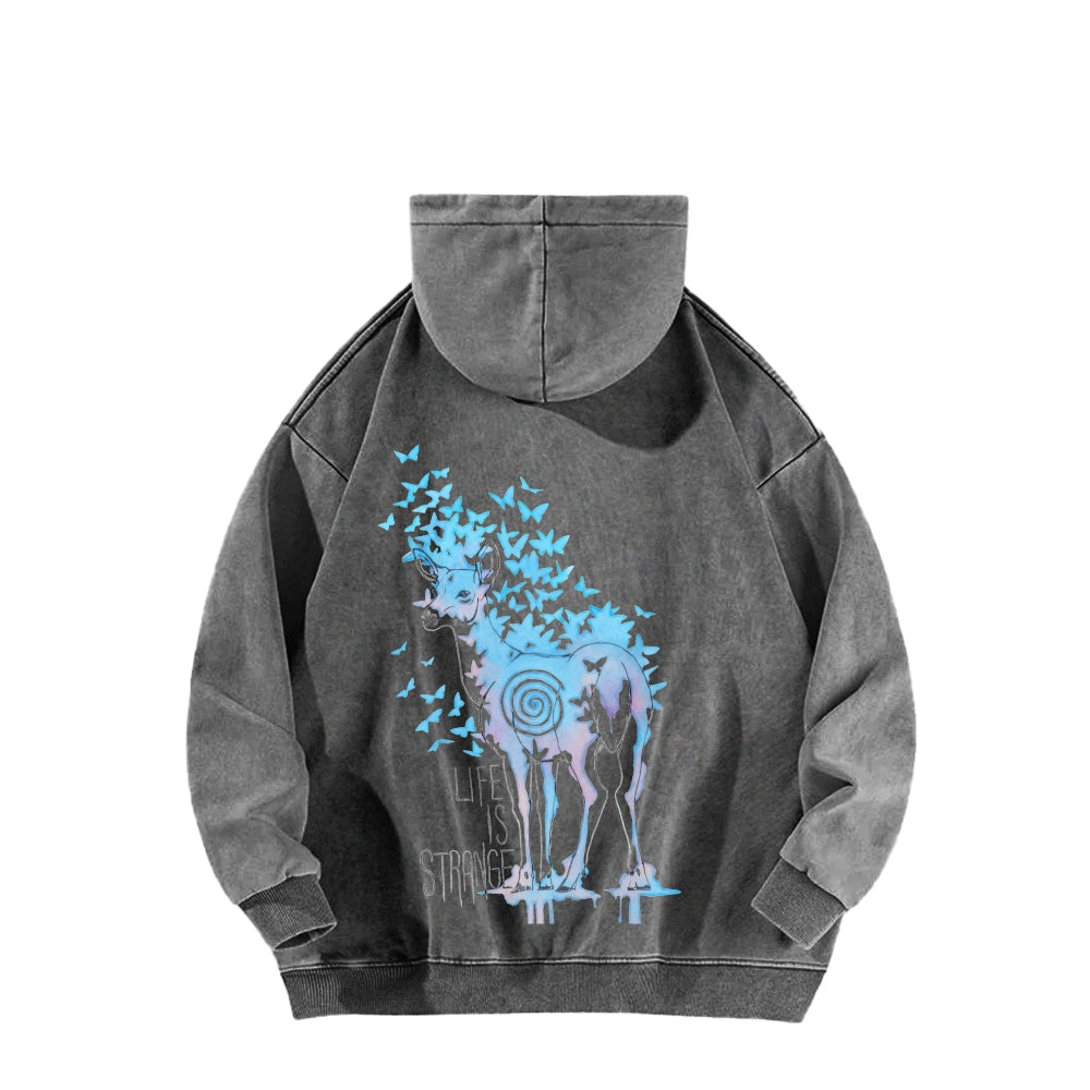 Life Is Strange Unisex Washed Hoodie 2601014436