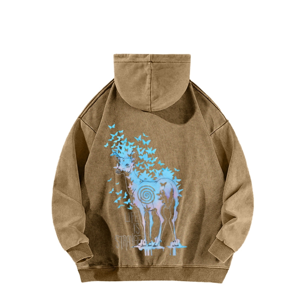 Life Is Strange Unisex Washed Hoodie 2601014436