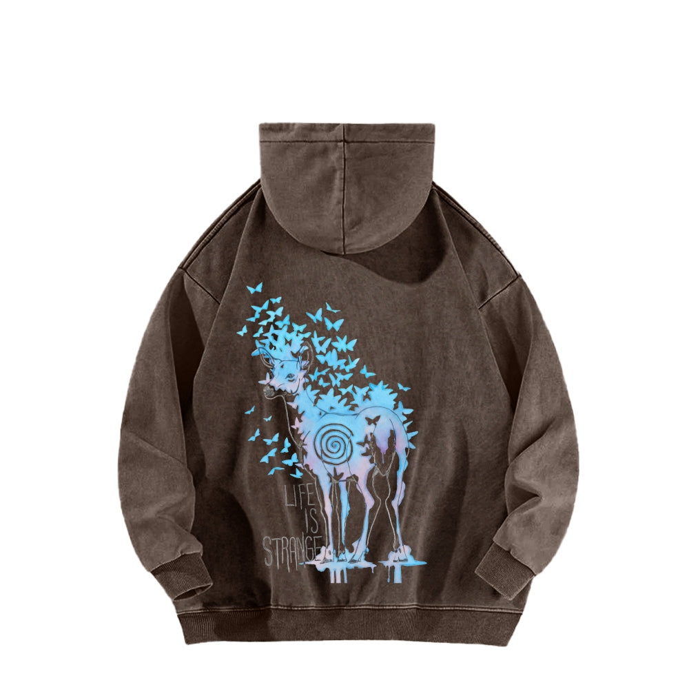 Life Is Strange Unisex Washed Hoodie 2601014436