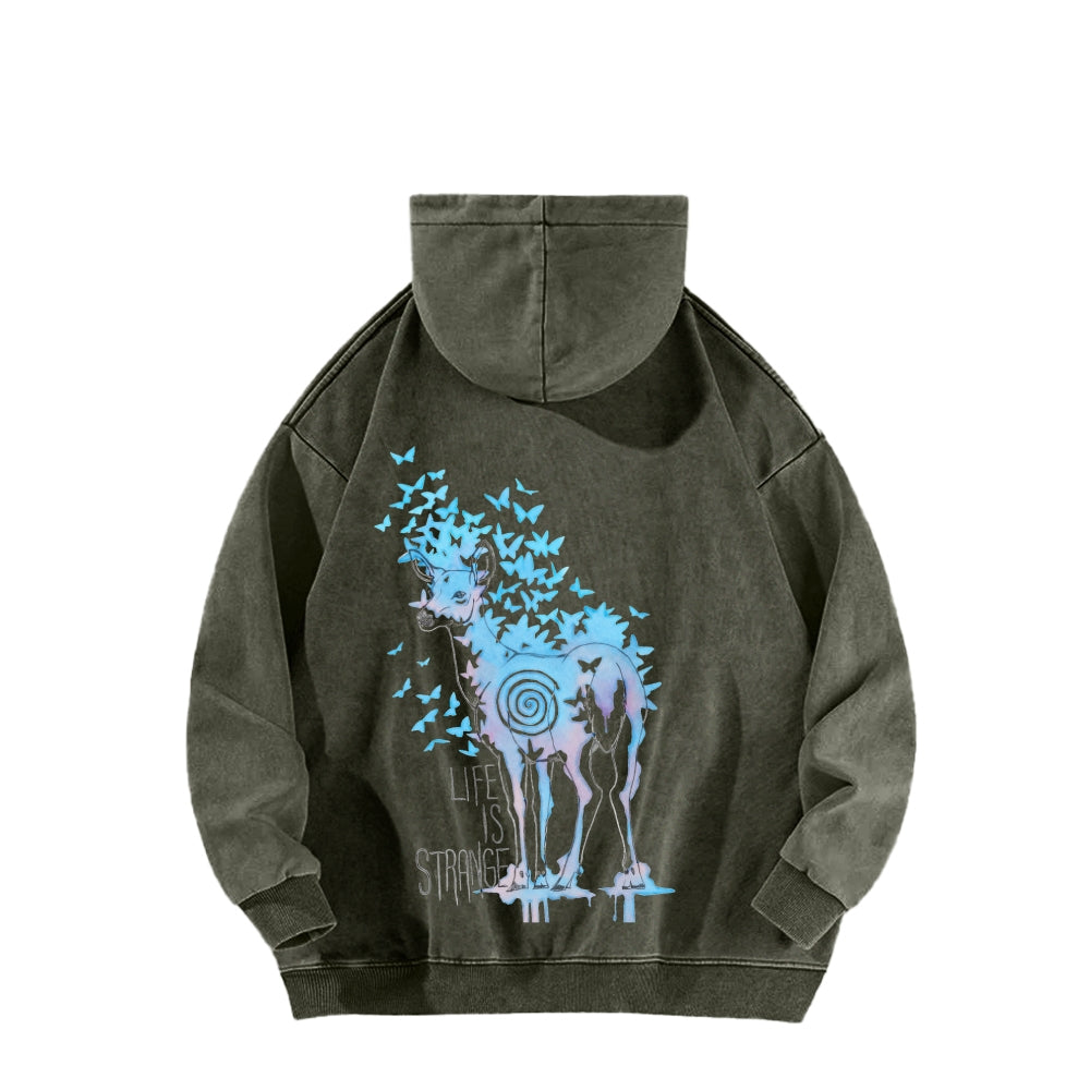 Life Is Strange Unisex Washed Hoodie 2601014436