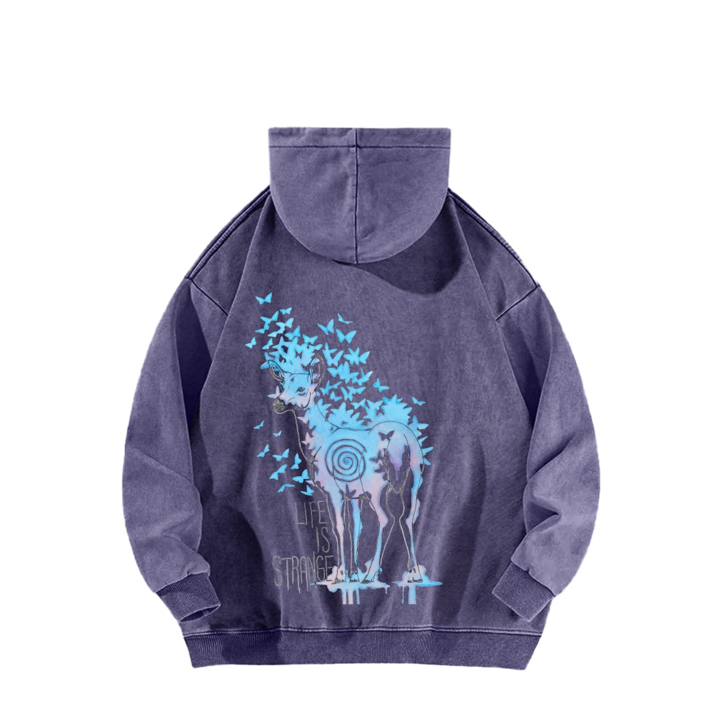 Life Is Strange Unisex Washed Hoodie 2601014436