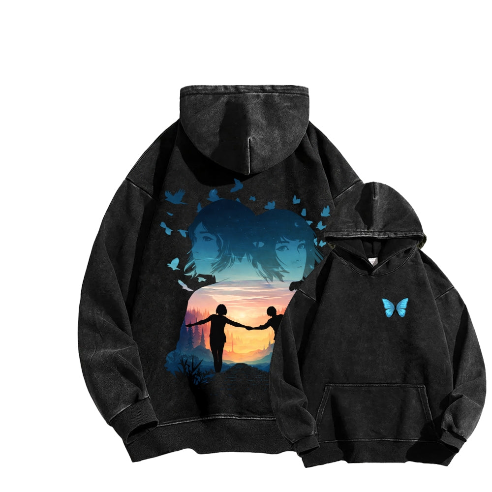 Life Is Strange Unisex Washed Hoodie 2601014503