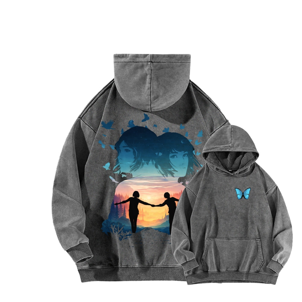 Life Is Strange Unisex Washed Hoodie 2601014503