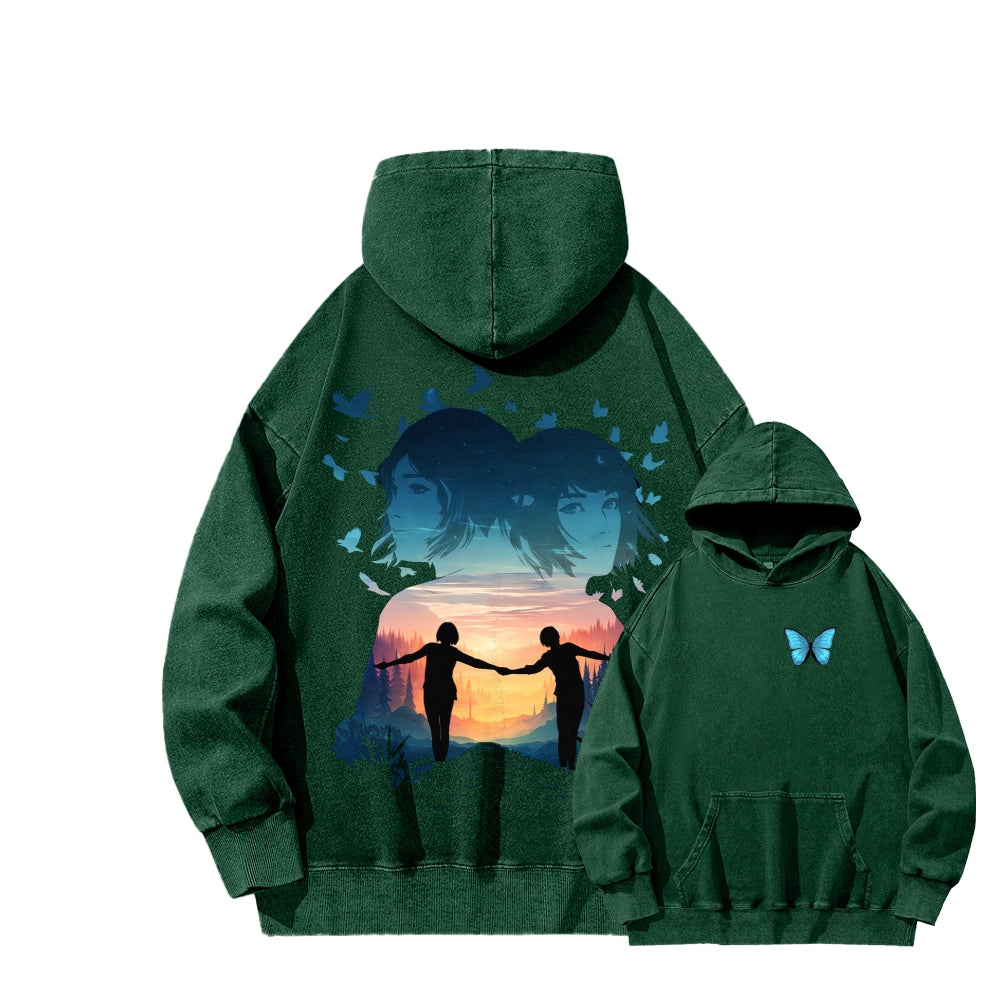 Life Is Strange Unisex Washed Hoodie 2601014503