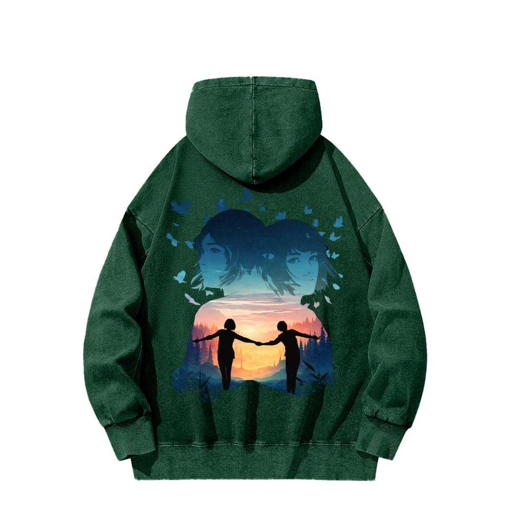 Life Is Strange Unisex Washed Hoodie 2601014503