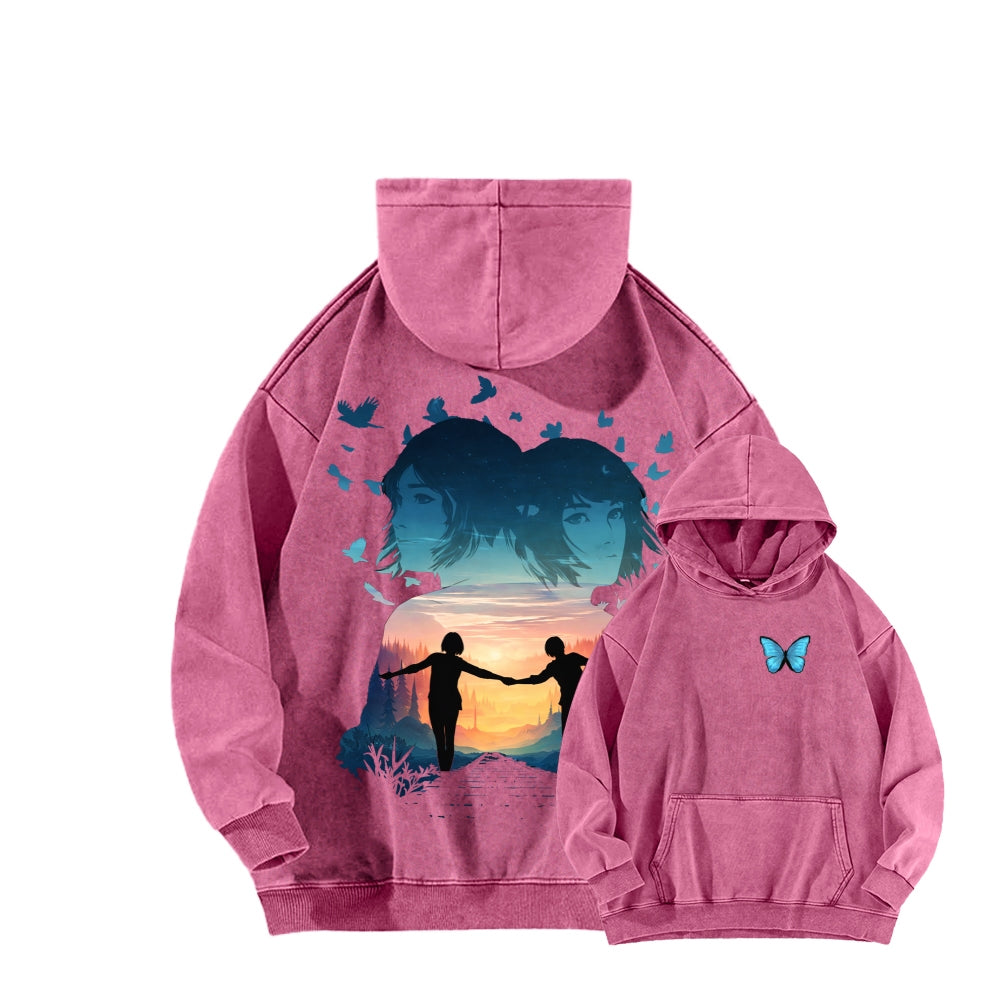 Life Is Strange Unisex Washed Hoodie 2601014503