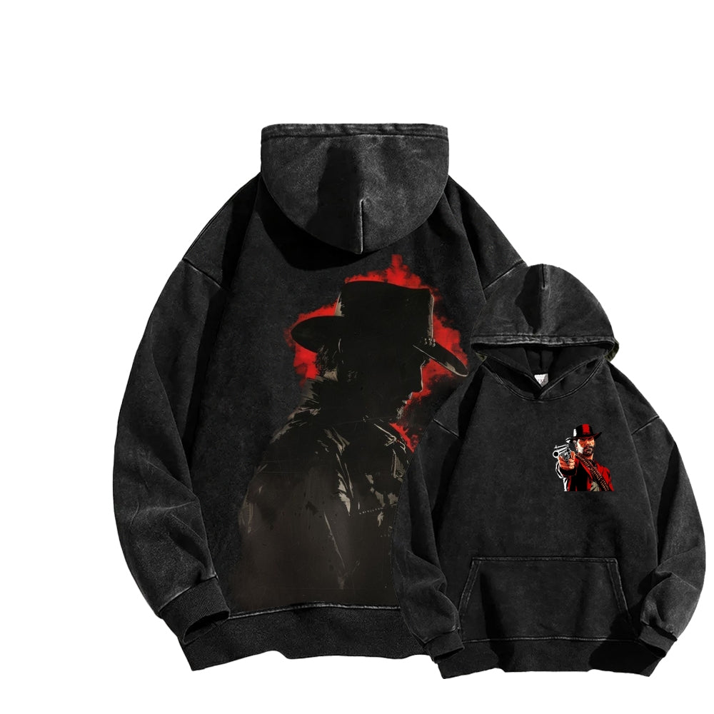 Red Dead Redemption Unisex Washed Hoodie 2601015106
