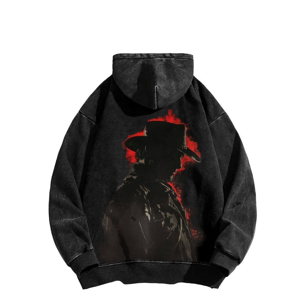 Red Dead Redemption Unisex Washed Hoodie 2601015106