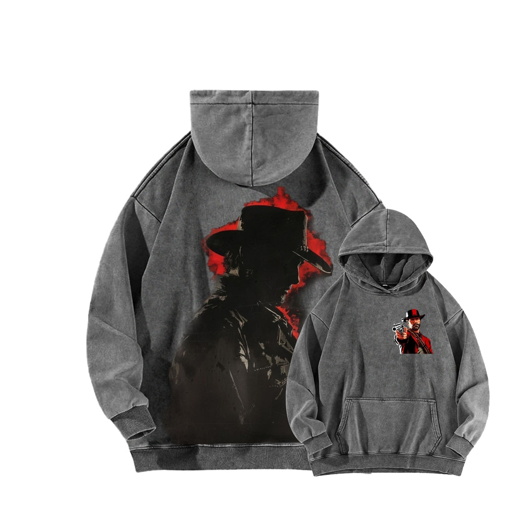 Red Dead Redemption Unisex Washed Hoodie 2601015106