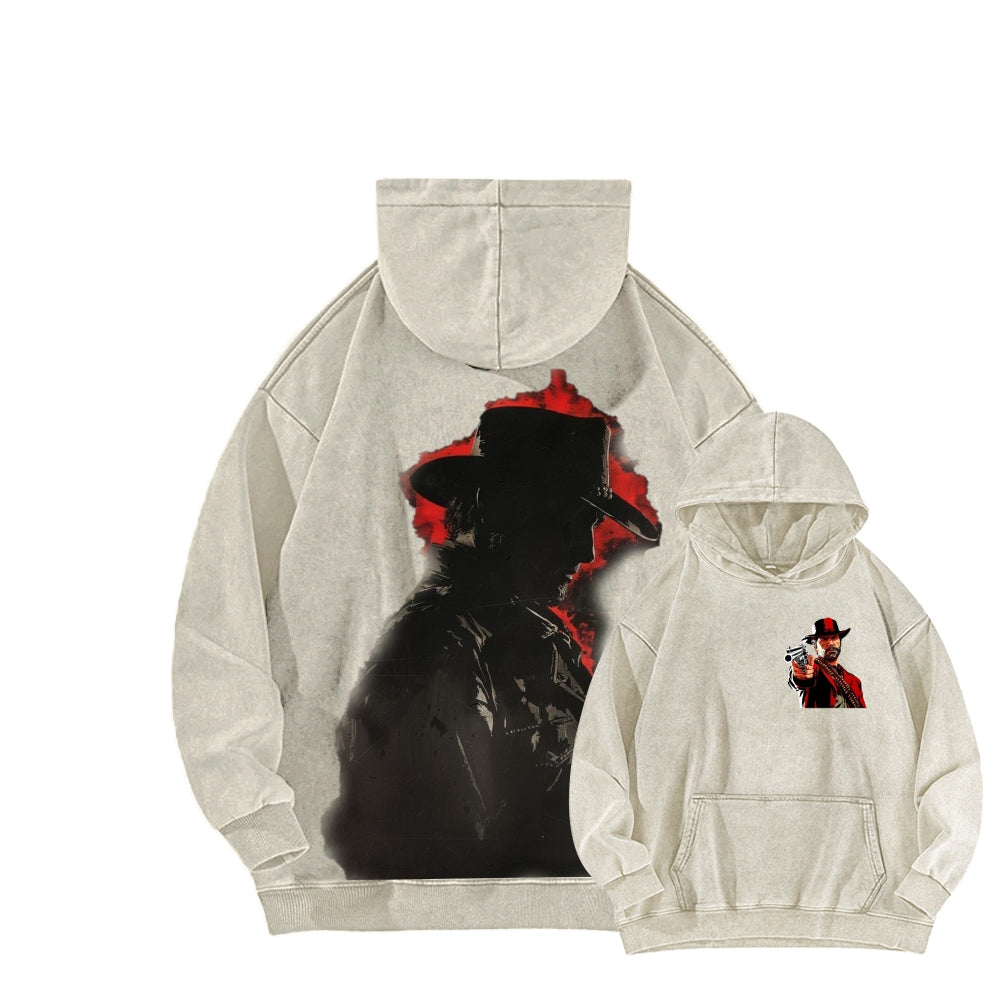 Red Dead Redemption Unisex Washed Hoodie 2601015106
