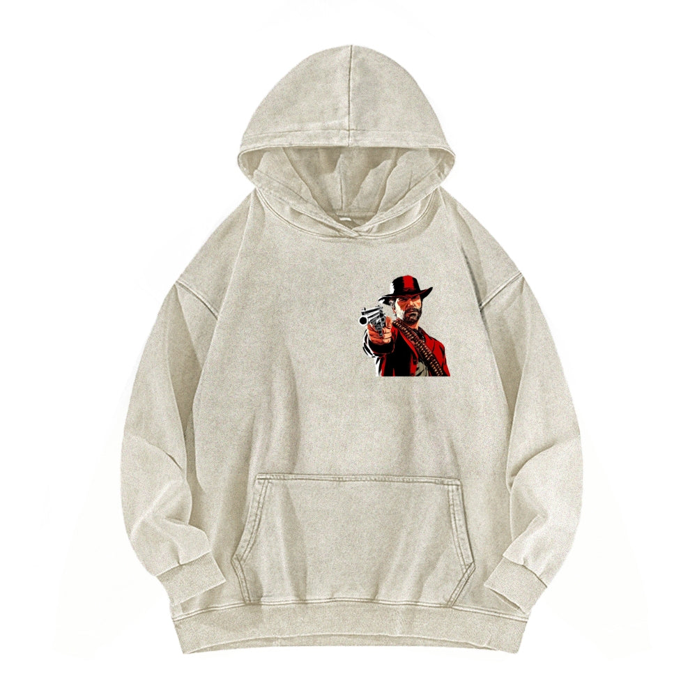 Red Dead Redemption Unisex Washed Hoodie 2601015106