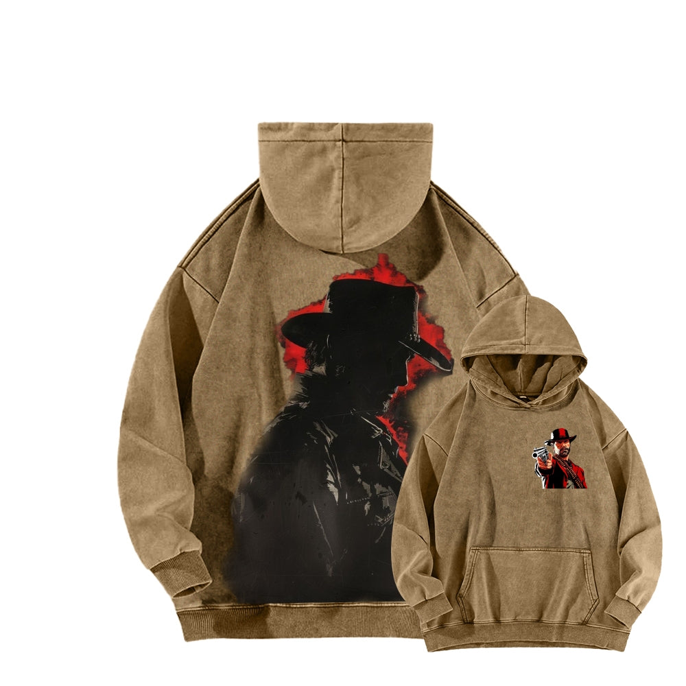 Red Dead Redemption Unisex Washed Hoodie 2601015106