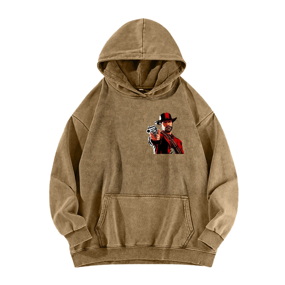 Red Dead Redemption Unisex Washed Hoodie 2601015106