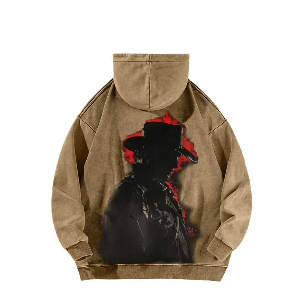 Red Dead Redemption Unisex Washed Hoodie 2601015106