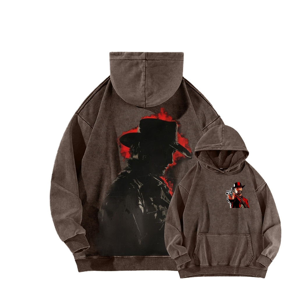 Red Dead Redemption Unisex Washed Hoodie 2601015106
