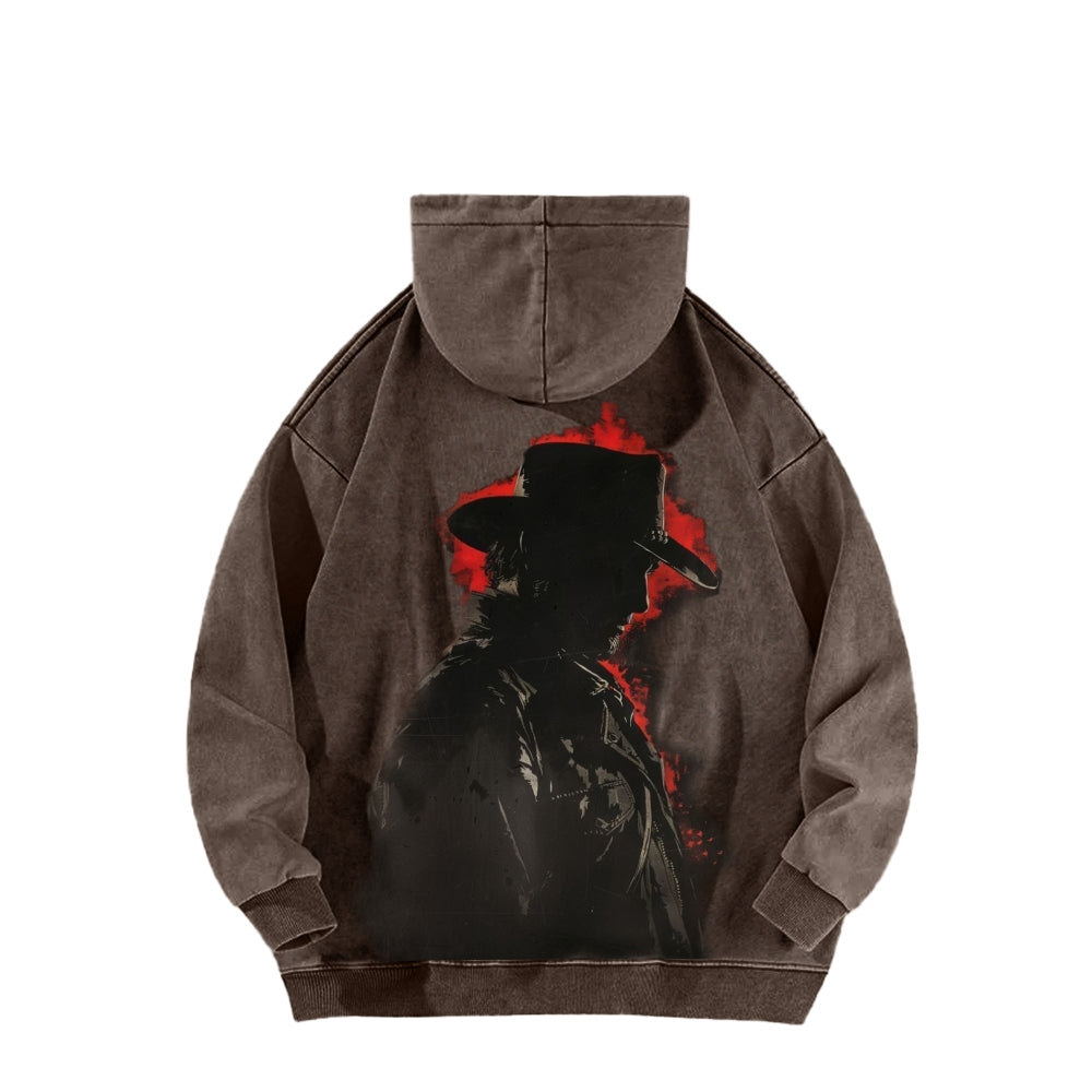 Red Dead Redemption Unisex Washed Hoodie 2601015106
