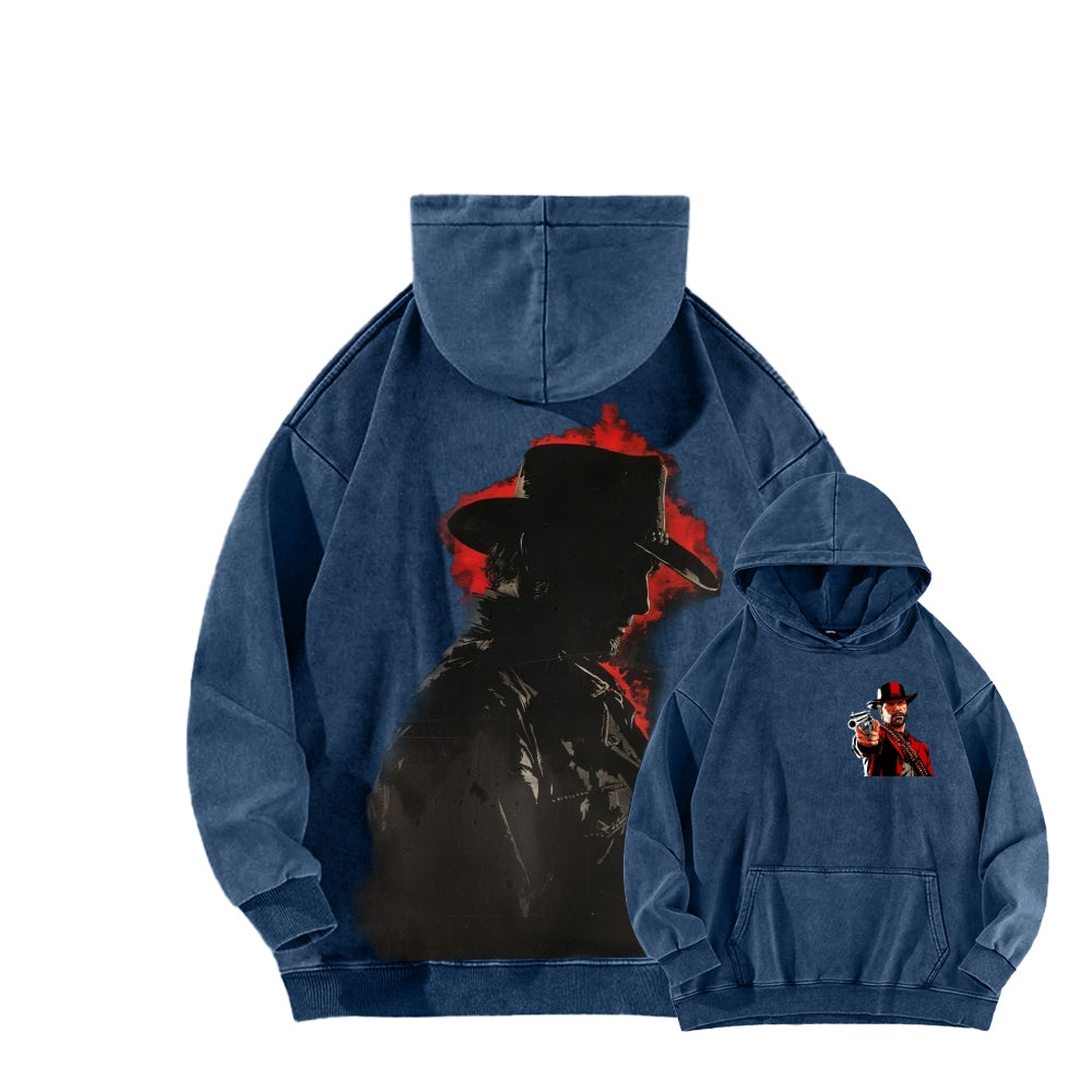 Red Dead Redemption Unisex Washed Hoodie 2601015106