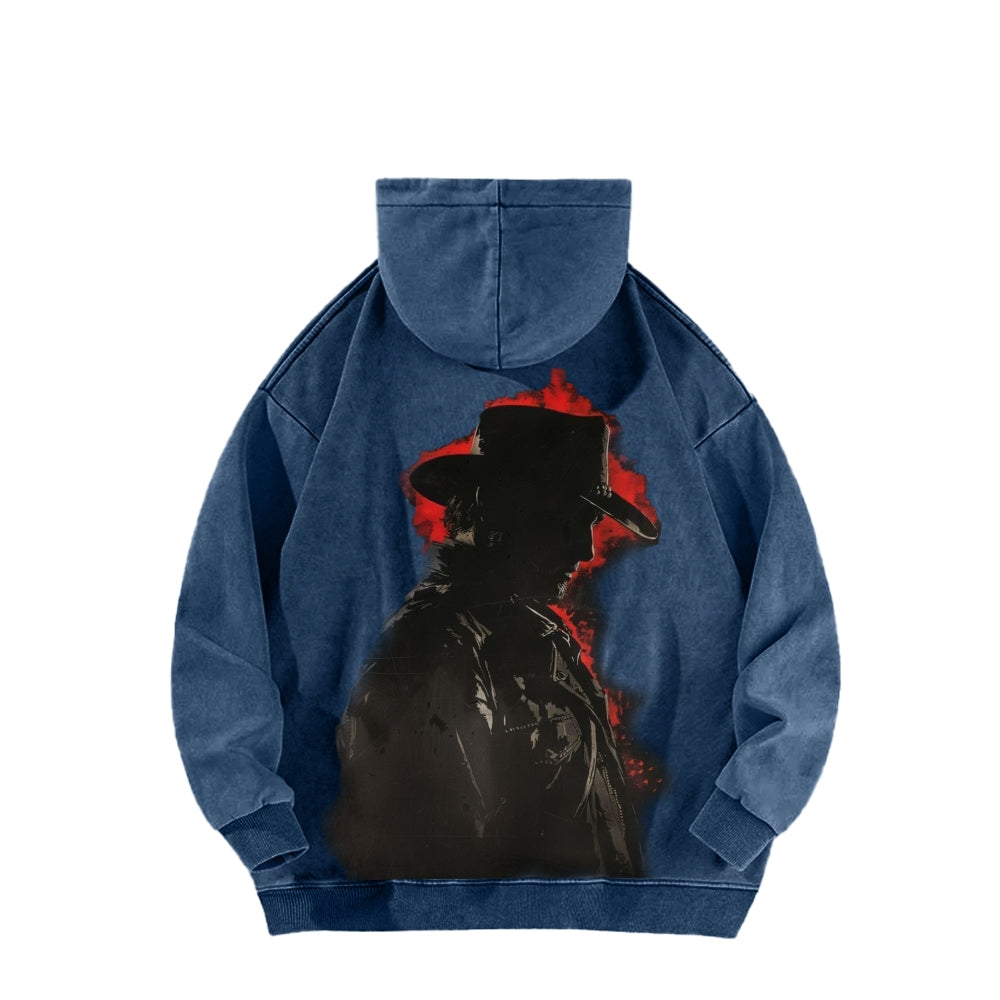 Red Dead Redemption Unisex Washed Hoodie 2601015106